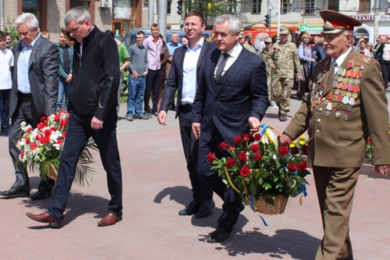 У Запоріжжі відбувся мітинг пам'яті, присвячений Дню Перемоги