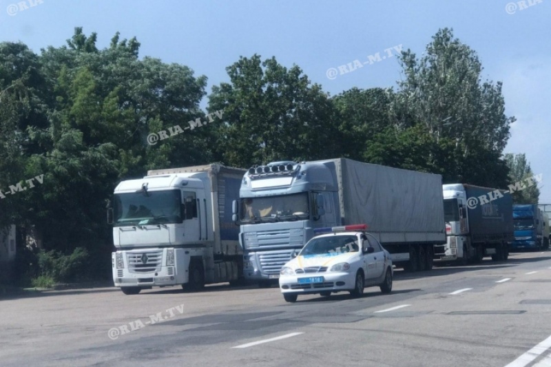 В Мелитополе на въездах в город установили блокпосты