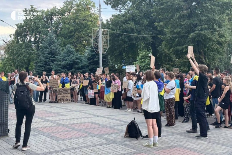 Акции протеста против закона о НАБУ и САП продолжаются, их лозунги радикализируются