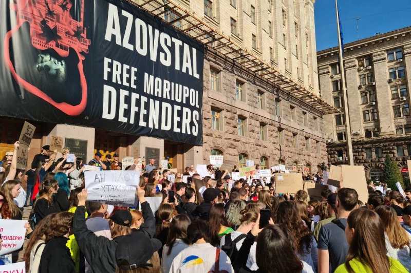 В Киеве по указке Зеленского прошёл митинг против Кличко