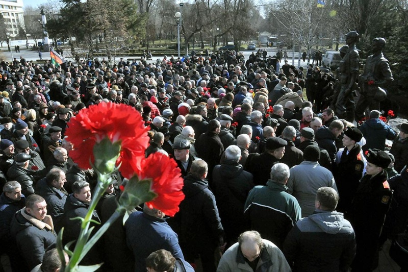 Запоріжці відзначили 30-ту річницю виведення військ з Афганістану масштабним мітингом