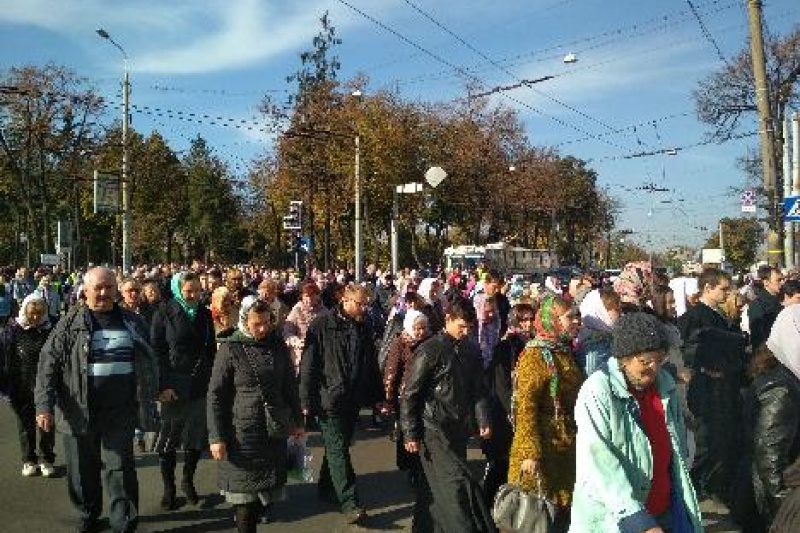 Крестный ход в Сумах: без провокаций не обошлось