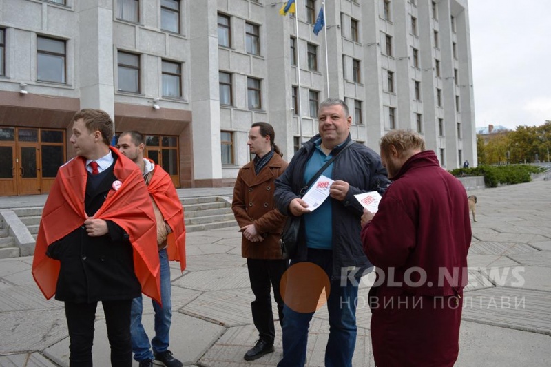 Підприємці Полтави проігнорували мітинг проти законів про касовий апарат та кешбек