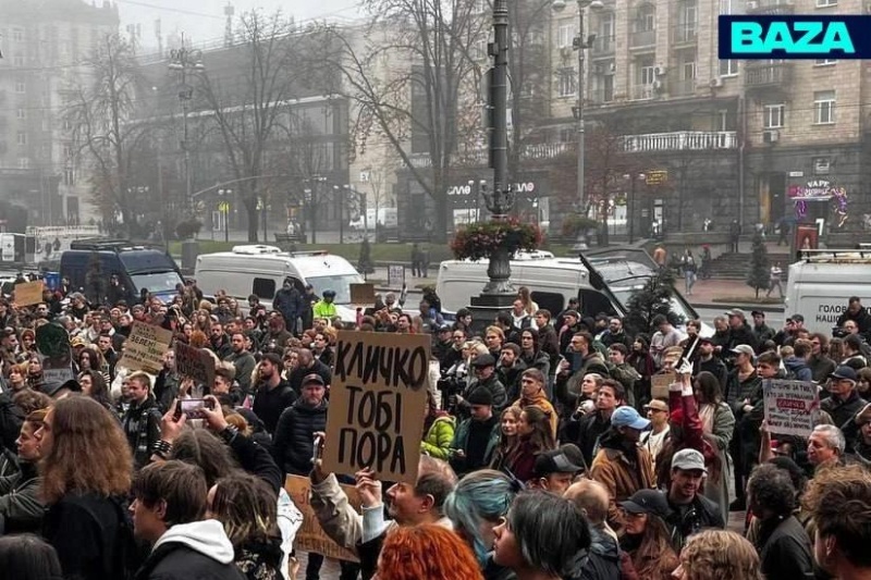 В Киеве по заказу Банковой состоялся митинг против Кличко