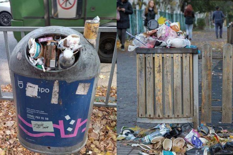 Днепропетровск утопает в мусоре – закончились контракты с мусорщиками, а новые никто не думает заключать