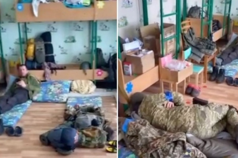 Располага ВСУ в детском саду, а потом на телемарафоне лицемерно льют слёзы о прилётах в детские учреждения!