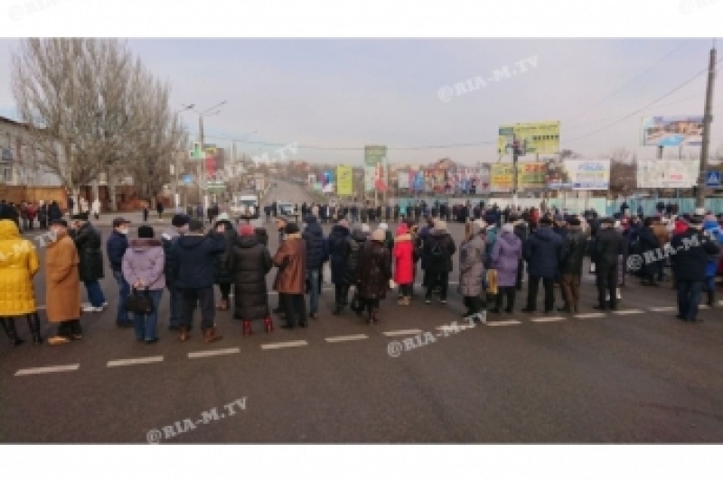 В Мелитополе полиция ищет зачинщиков митинга и тех, кто перекрывал дороги