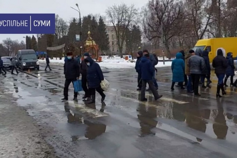 У Недригайлові перекрили дорогу протестувальники