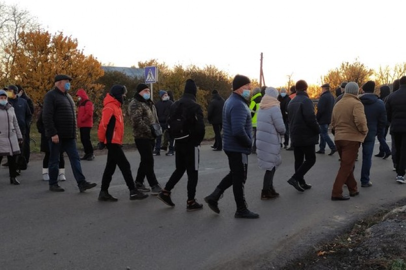 На Полтавщині у Сенчанській громаді влаштували акцію протесту