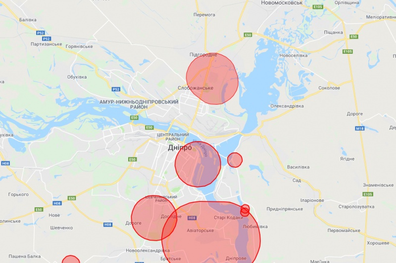 В Днепре появились места, где нельзя летать беспилотникам