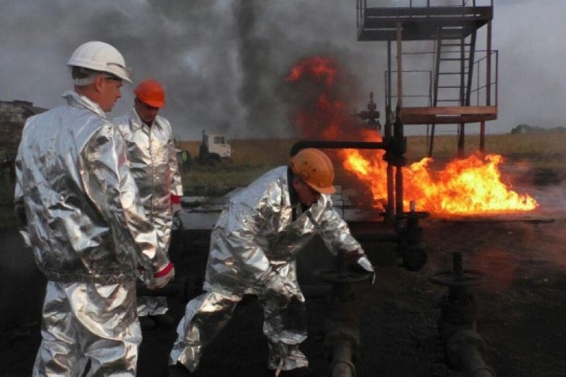 На Сумщине воры устроили масштабный пожар на газовой скважине