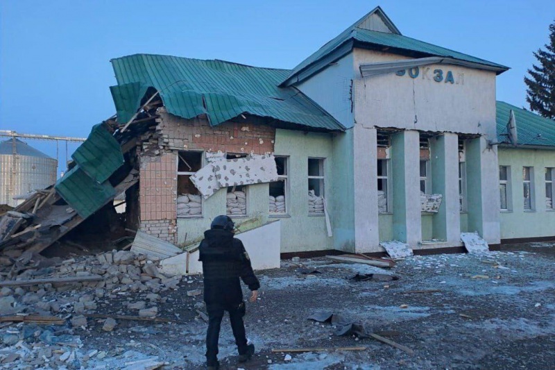 В городе Великий Бурлук прилетело по СБУшникам, которые ловили «русских шпионов»